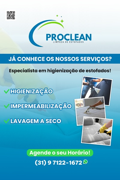 PROCLEAN - Higienização de estofados Itabirito MG