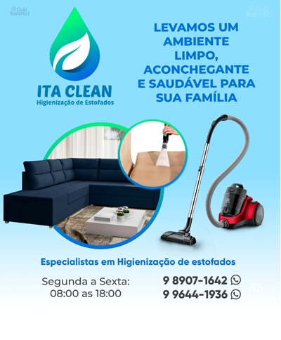 ITA CLEAN - Soluções em higienização de estofados Itabirito MG