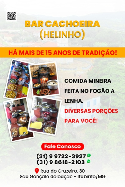 BAR CACHOEIRA - Helinho  Itabirito MG