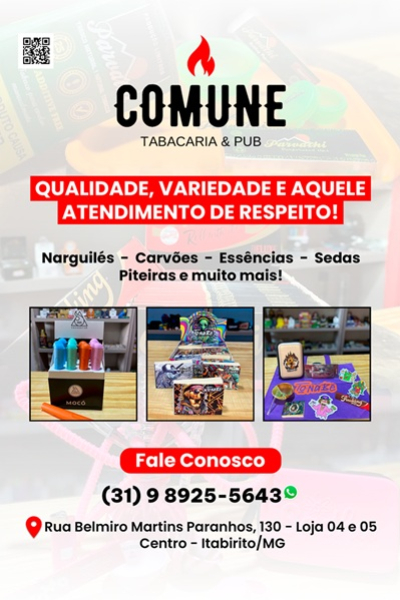 COMUNE TABACARIA & PUB Itabirito MG