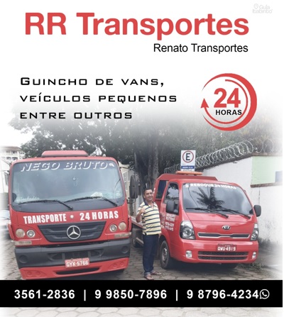 RR TRANSPORTES - Renato TRANSPORTES  Itabirito MG