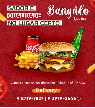 BANGÂLO - LANCHES  Itabirito MG