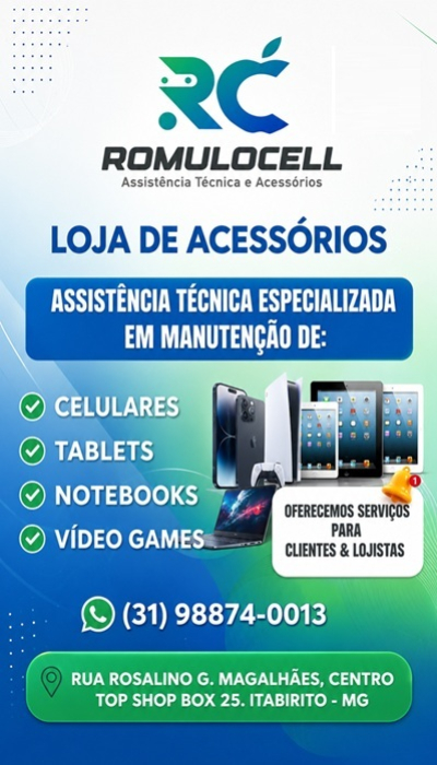 ROMULOCELL - Assistência Técnica e Importados Itabirito MG