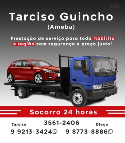 TARCISO GUINCHO - SOCORRO 24 HORAS Itabirito MG