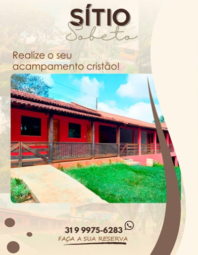 SÍTIO SOBETO - SÍTIO CRISTÃO  Itabirito MG
