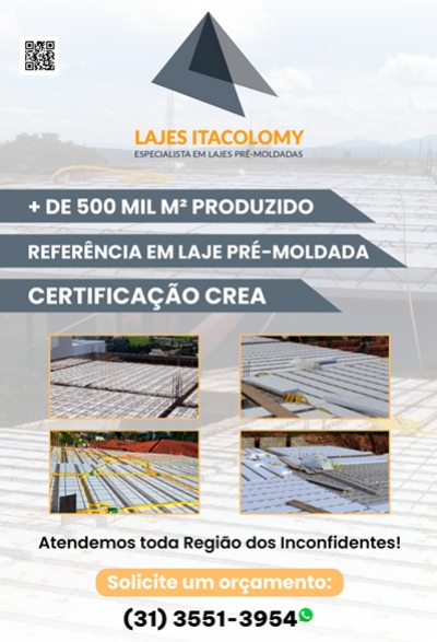 LAJES ITACOLOMY Itabirito MG