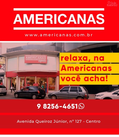 LOJAS AMERICANAS  Itabirito MG