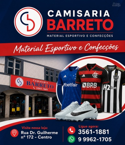 CAMISARIA BARRETO Itabirito MG