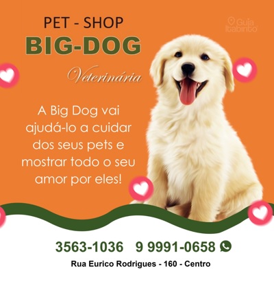BIG DOG PET SHOP E VETERINÁRIA Itabirito MG