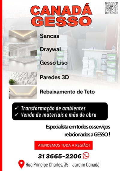 CANADÁ GESSO  Itabirito MG