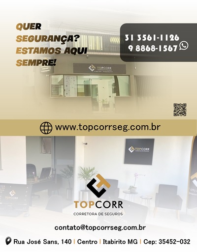 TOPCORR - CORRETORA DE SEGUROS Itabirito MG