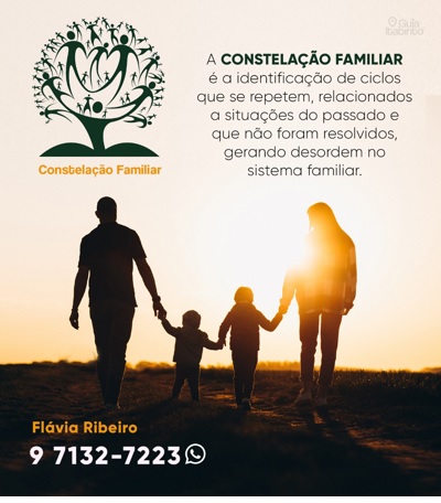 CONSTELAÇÃO FAMILIAR - Flávia Ribeiro  Itabirito MG